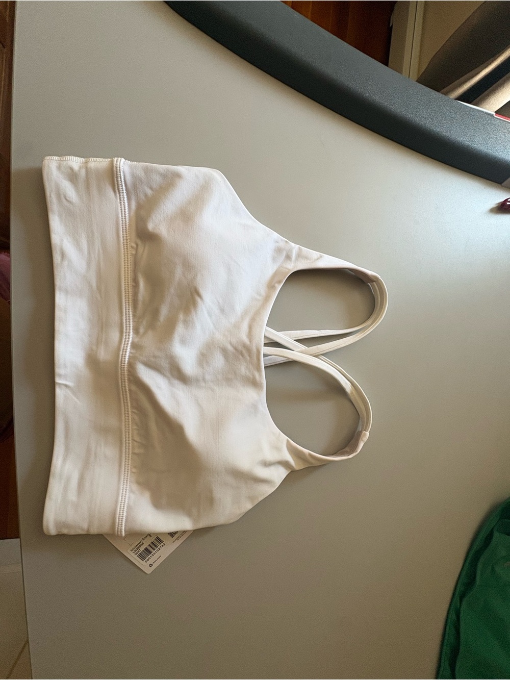 lululemon athletica White Double-Strap Sports Bralette